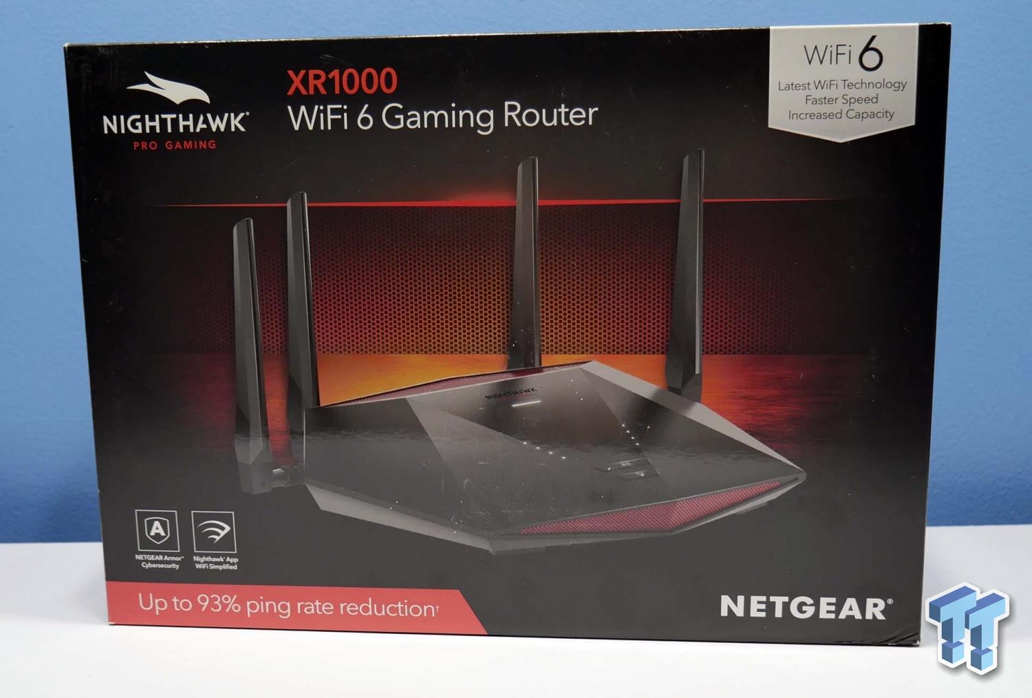 Nighthawk Pro Gaming WiFi 6 Router with DumaOS 3.0