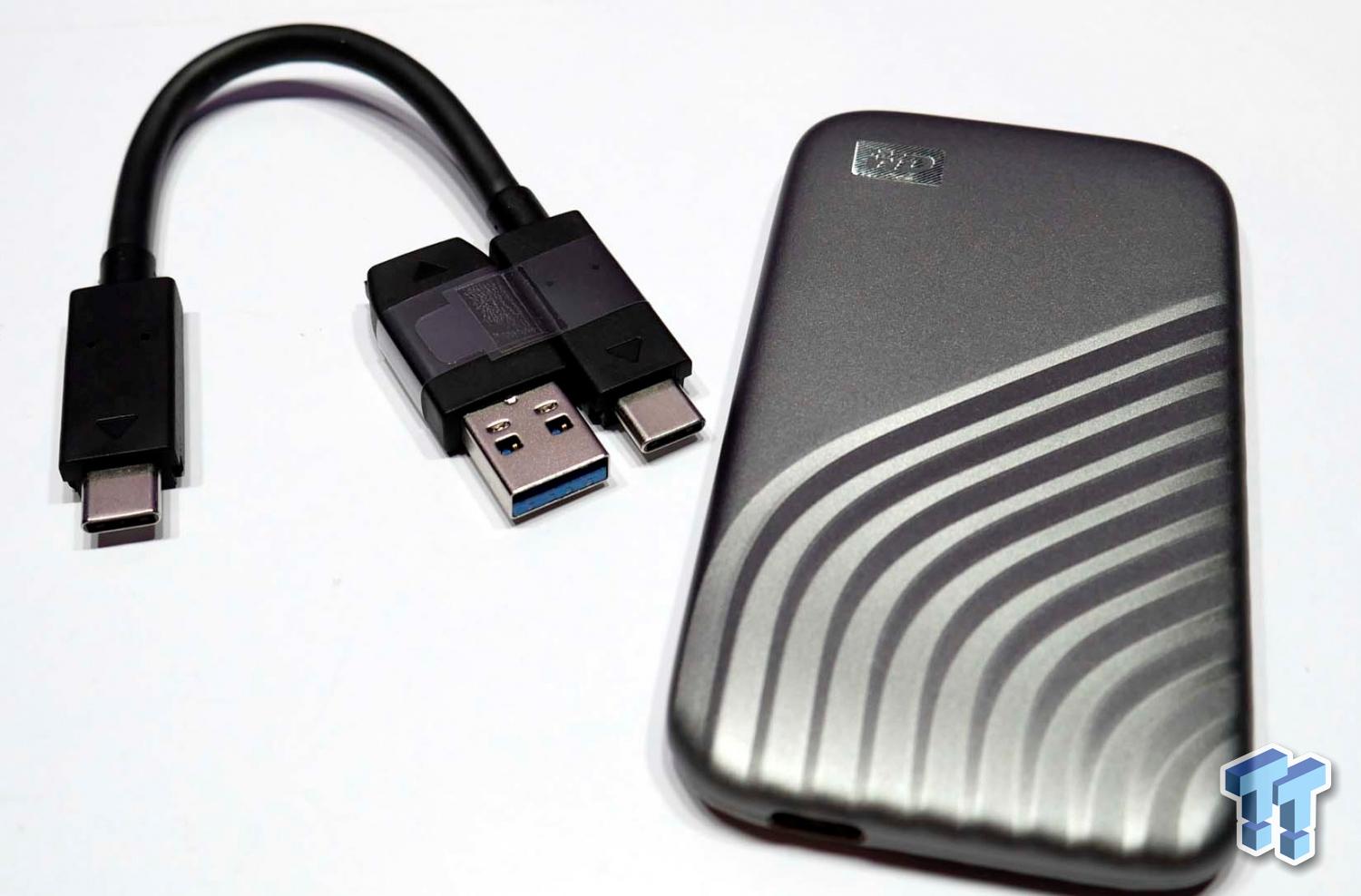Disque dur externe WD My Passport SSD USB 3.1 Gen 2 type C - 4To