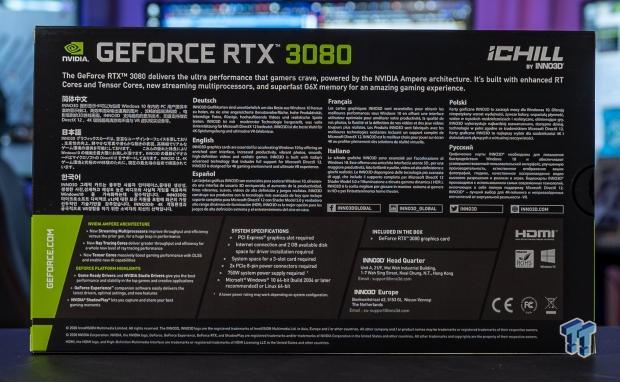 Inno3D GeForce RTX 3080 iCHILL X3 Review