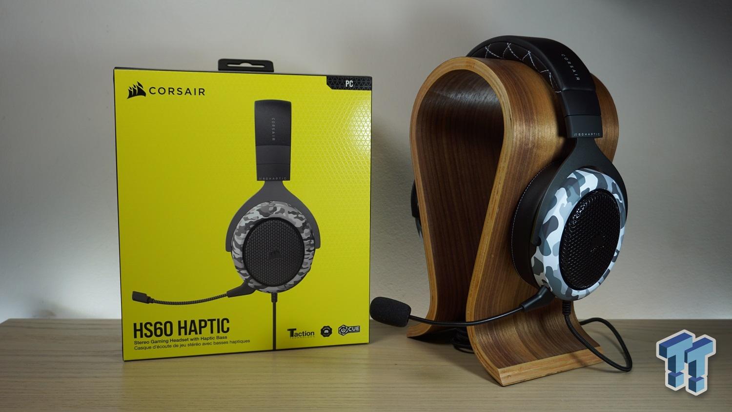 Streng Tap Selskab Corsair HS60 HAPTIC Stereo Gaming Headset Review