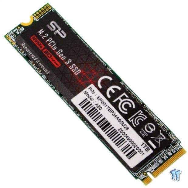 Silicon Power 1TB - SSD NVMe M.2 PCIe Gen3x4 2280