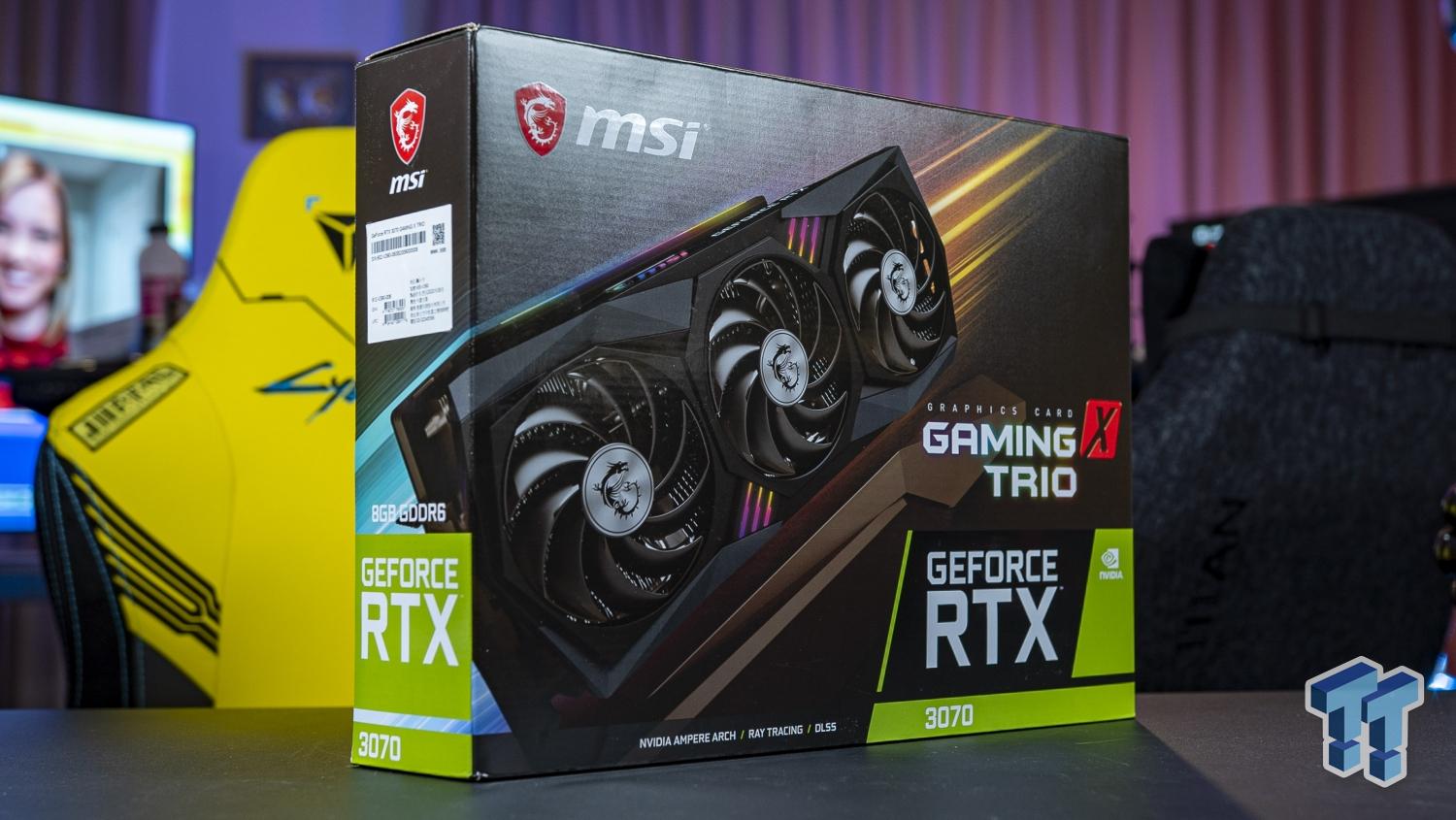 PC/タブレット PCパーツ MSI GeForce RTX 3070 GAMING X TRIO Review