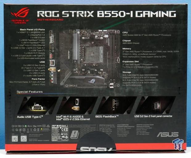 ROG STRIX B550-I Gaming AM4 Mini-ITX Motherboard