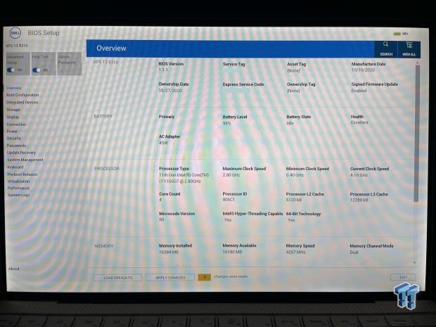 Dell XPS 13 9310 (Intel Tiger Lake) Laptop Review 60