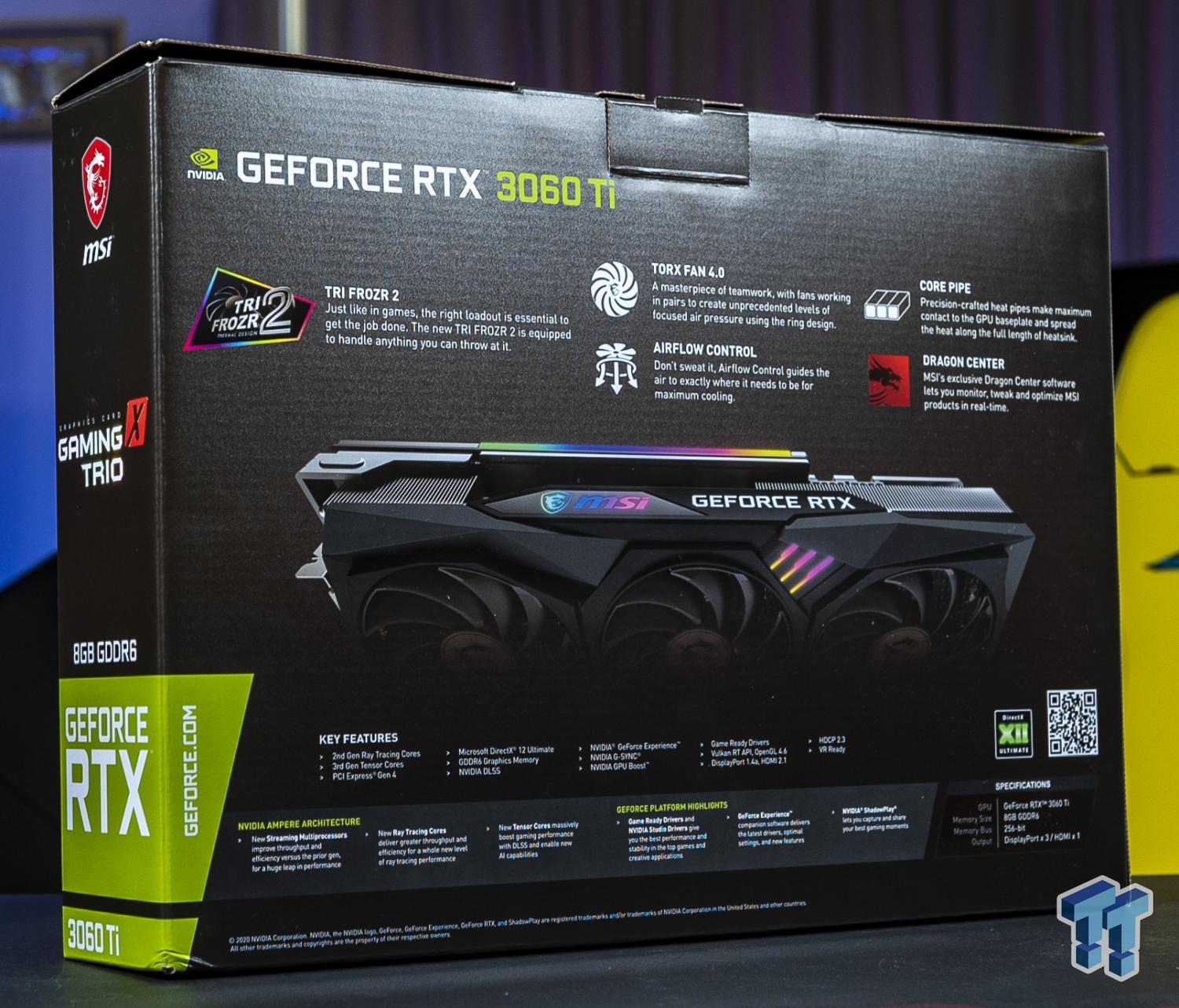 MSI GeForce RTX 3060 Ti GAMING X TRIO Review