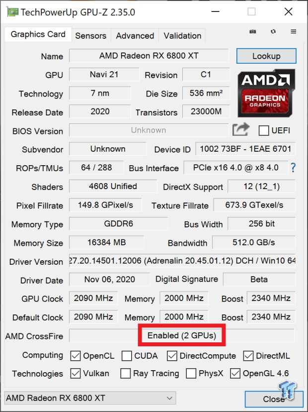 AMD Radeon RX 6800 XT in mGPU: 2 x Big Navi GPUs = Insane Performance 501