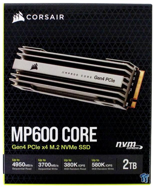 Corsair MP600 Core 2TB PCIe 4 NVMe SSD Review - QLC Memory with a Bite