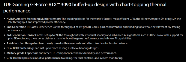 ASUS TUF Gaming GeForce RTX 3090 OC Edition Review 810 ASUS TUF Gaming GeForce RTX 3090 OC Edition Review 810