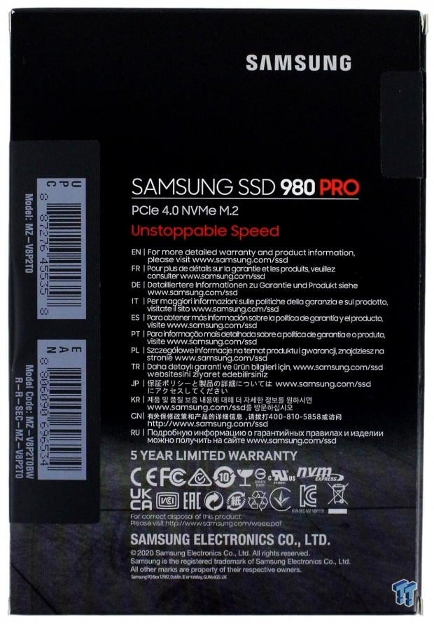 Samsung 980 PRO 2TB PCI Express 4.0 NVMe SSD Review - PC Perspective