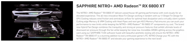 SAPPHIRE NITRO+ Radeon RX 6800 XT Review 810 SAPPHIRE NITRO+ Radeon RX 6800 XT Review 810