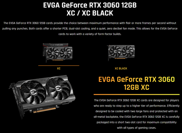 EVGA GeForce RTX 3060 XC BLACK GAMING Review