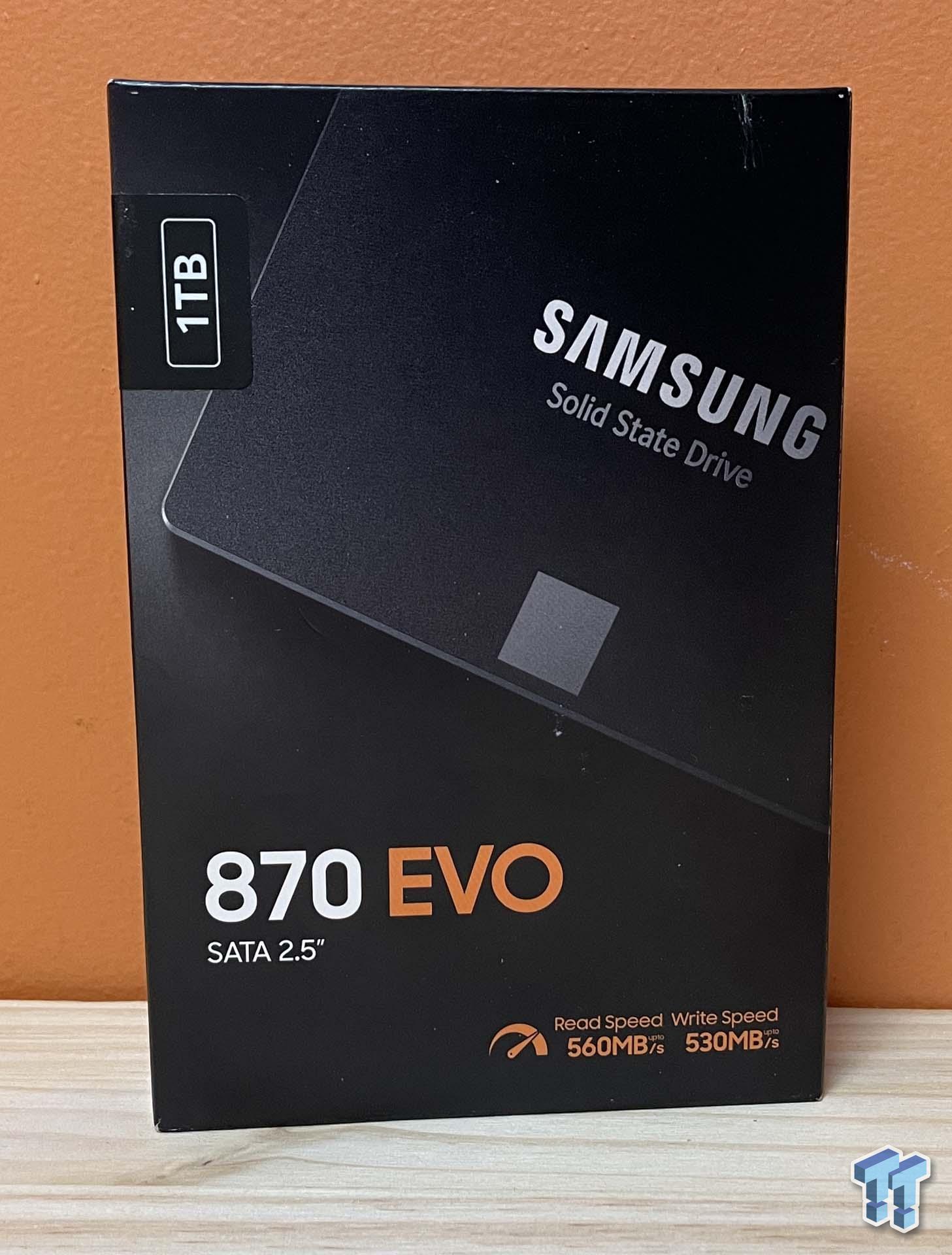 SSD Samsung 870 EVO SATA 2,5 - 1To