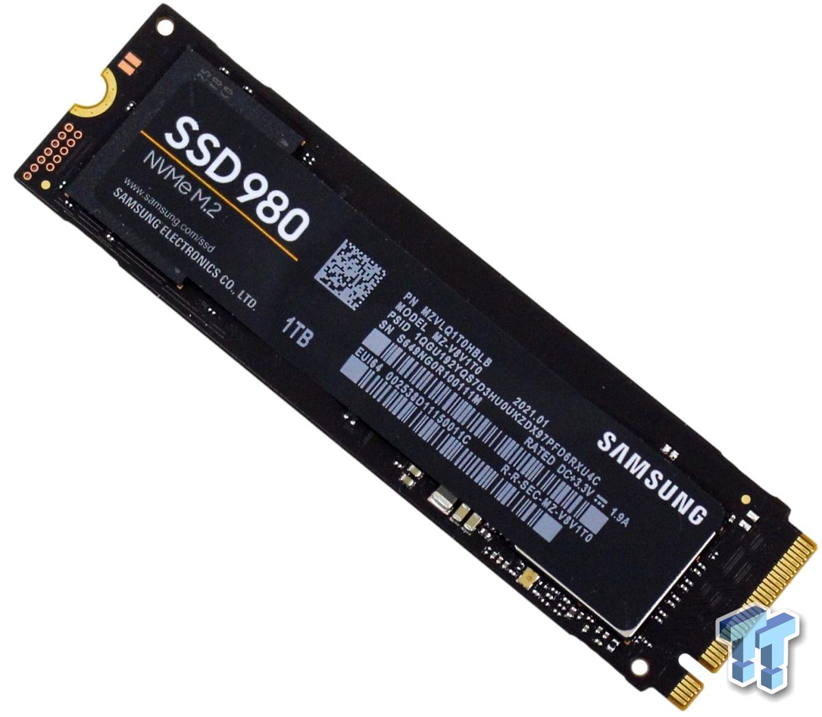 SAMSUNG 980 Series - 1TB PCIe Gen3. X4 NVMe 1.4 - M.2 Internal SSD -  MZ-V8V1T0B/AM 