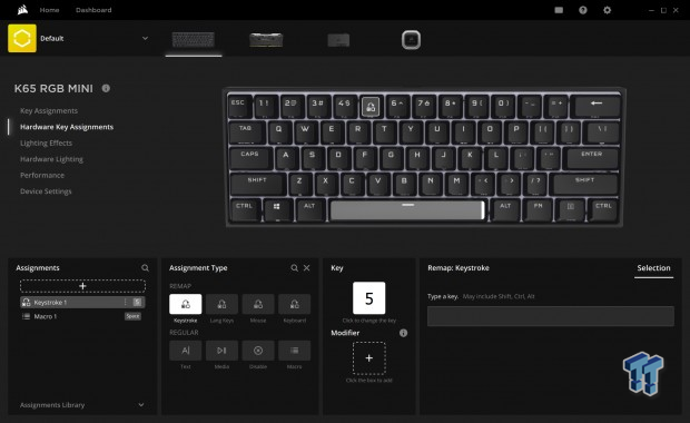 Corsair K65 RGB MINI 60% Mechanical Gaming Keyboard Review 29 Corsair K65 RGB MINI 60% Mechanical Gaming Keyboard Review 29