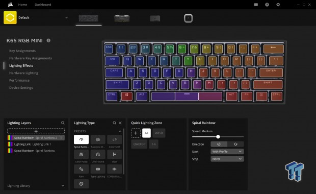 Corsair K65 RGB MINI 60% Mechanical Gaming Keyboard Review 30 Corsair K65 RGB MINI 60% Mechanical Gaming Keyboard Review 30