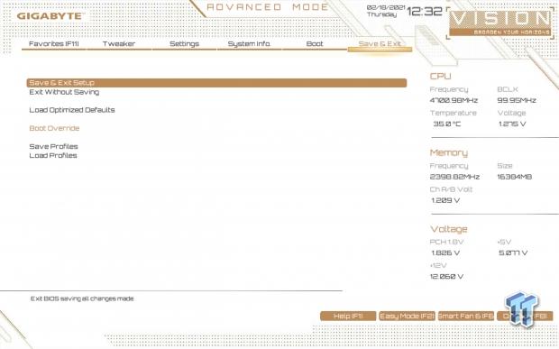GIGABYTE Z590 Vision G Motherboard Review 30