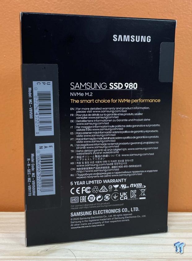 Samsung 980500GB NVMe SSD 06 revisión |  TweakTown.com