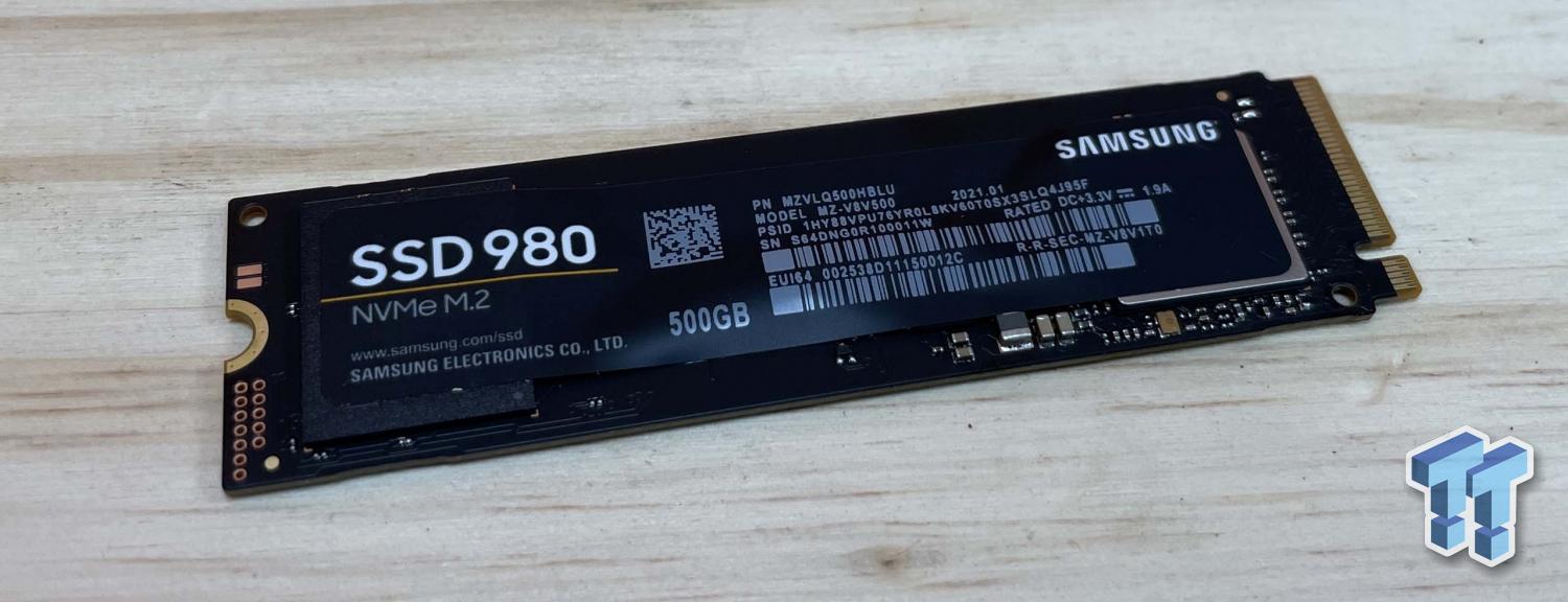 Samsung 980 500GB NVMe SSD Review