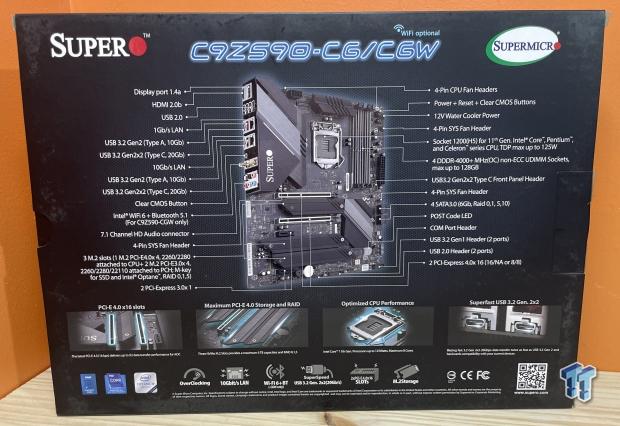 Supermicro SuperO C9Z590-CGW Motherboard Detailed