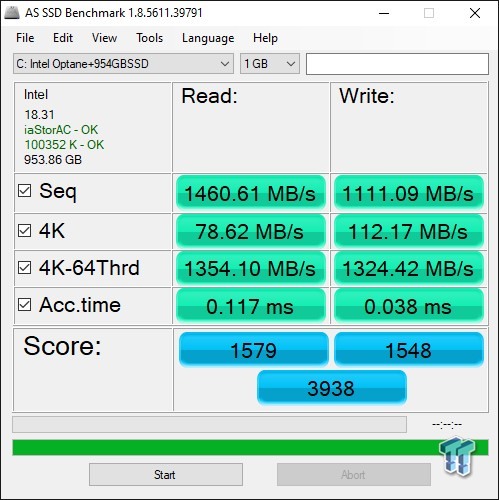 Intel optane series h20 ssd m.2 pcie 512gb + 32gb optane oem