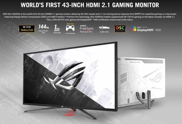 ASUS Introduces 4K 120Hz FreeSync 2 Gaming Monitor, The XG438Q