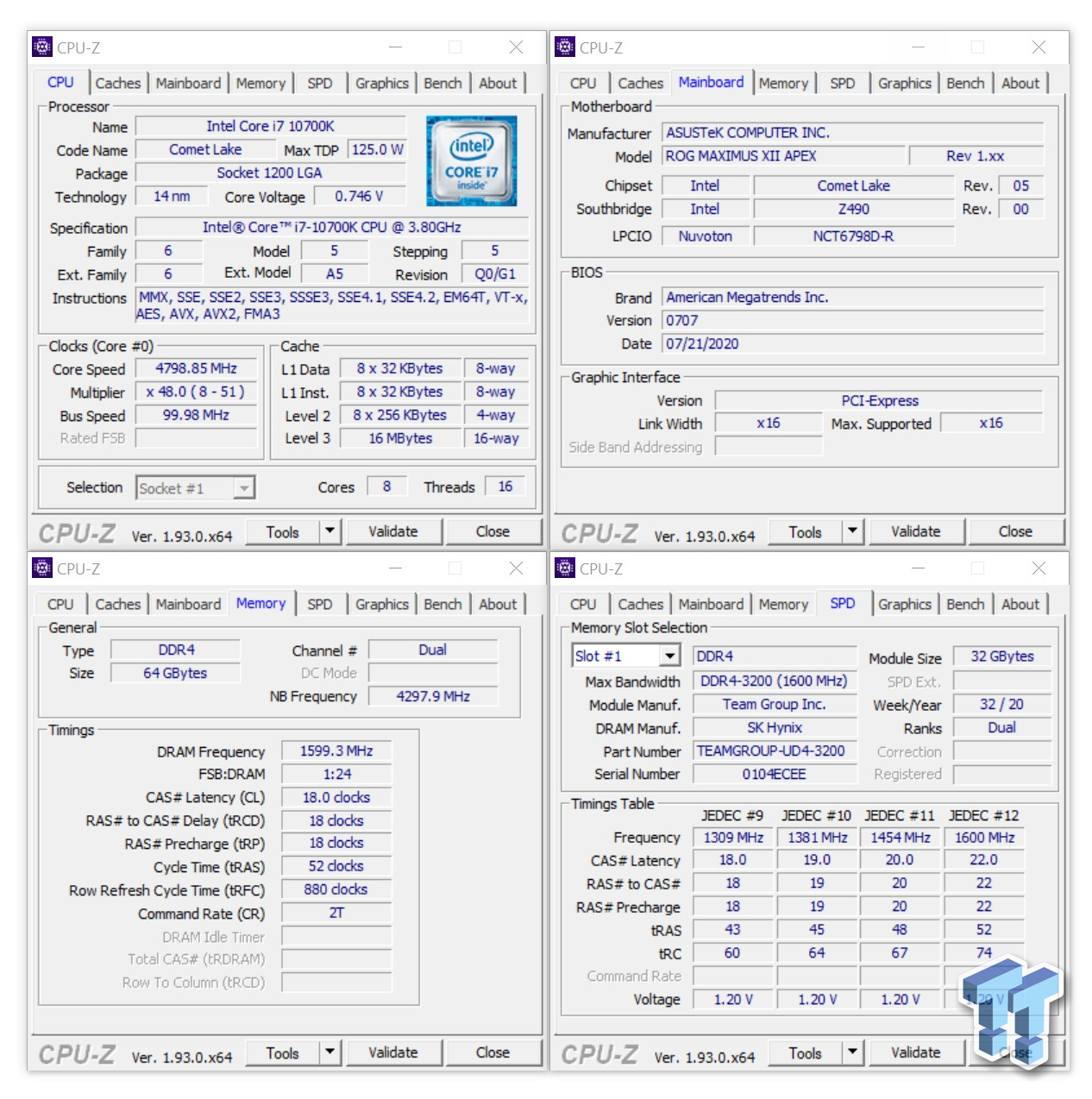 Team T Create Classic Ddr4 10l Ddr4 30 64gb Memory Kit Review Tweaktown
