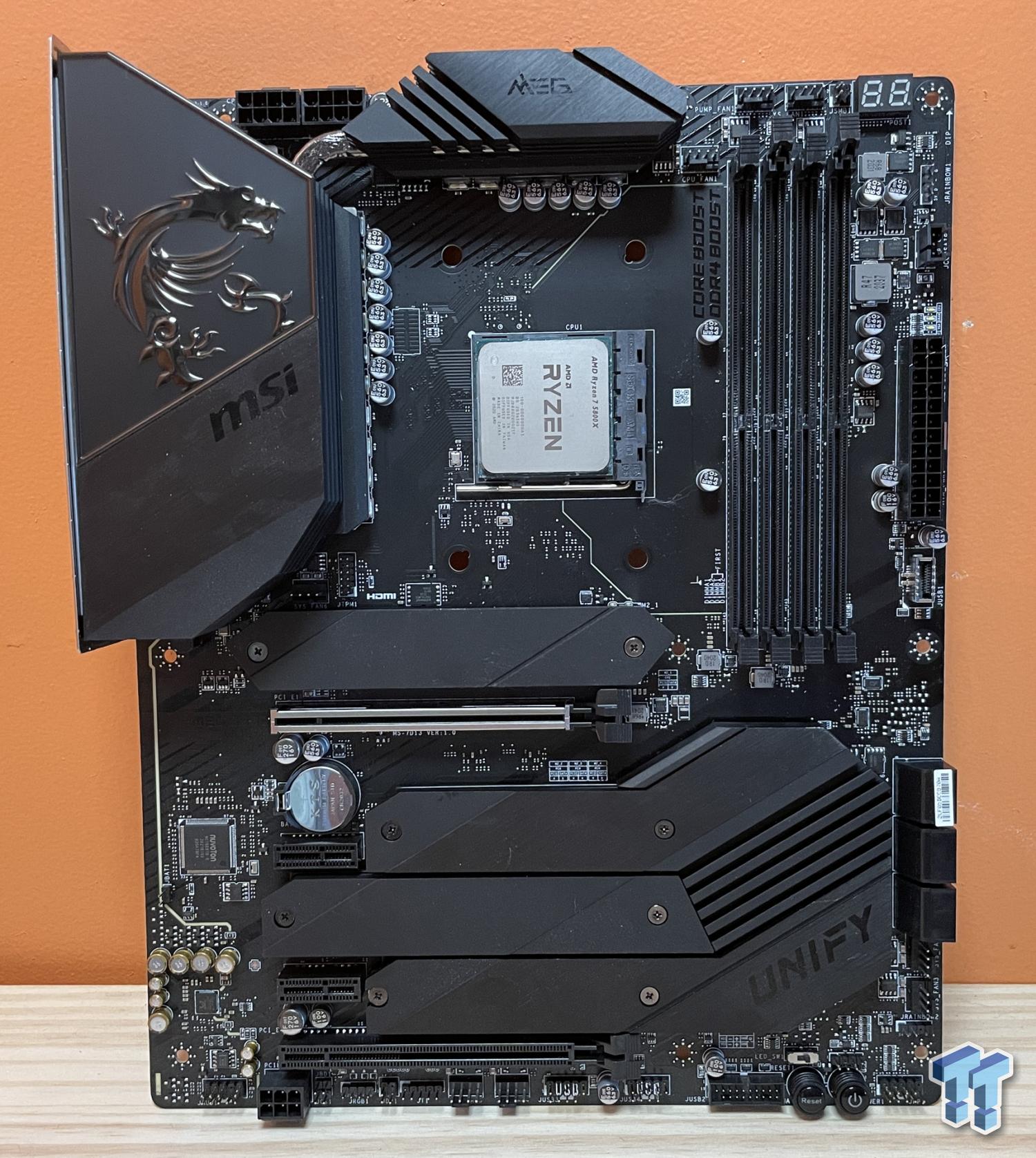 MSI Announces MEG B550 Unify and MEG B550 Unify-X Motherboards -  Overclockers