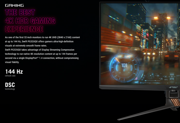 Monitor gaming ROG Swift PG32UQX, Monitores