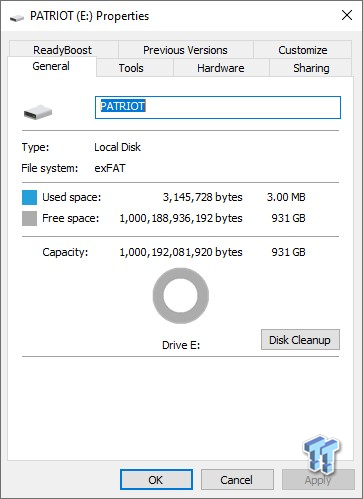 Patriot Supersonic Rage Prime USB 3.2 Gen2 1TB Flash Drive Review 10 Patriot Supersonic Rage Prime USB 3.2 Gen2 1TB Flash Drive Review 10