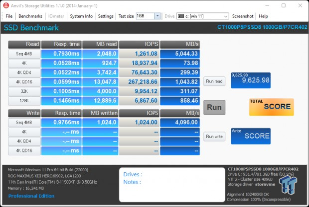 Crucial P5 Plus 1TB SSD Review - the 176 Layer Flash Powerhouse