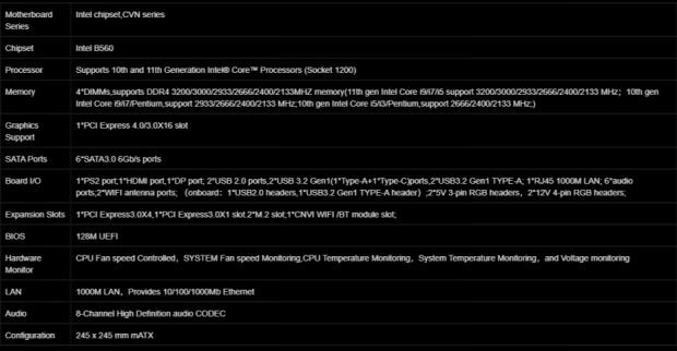 Colorful CVN B560M Gaming Frozen Motherboard Review 02