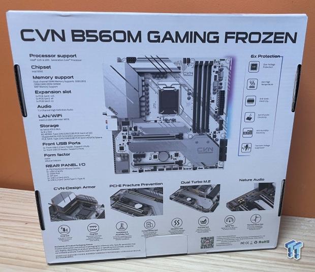 Colorful CVN B560M Gaming Frozen Motherboard Review 06