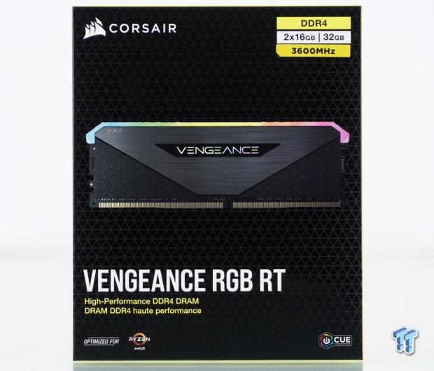 Corsair Vengeance RGB RT 16 Go (2 x 8 Go) DDR4 3200 MHz CL16 - Blanc 
