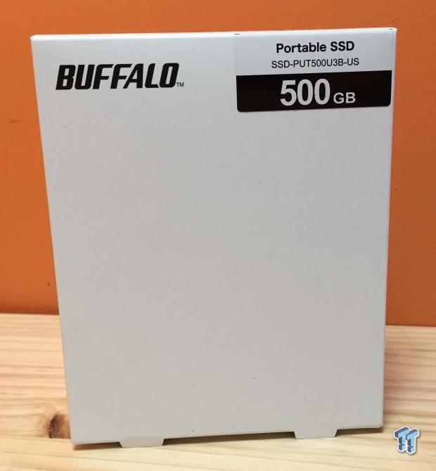  BUFFALO External SSD 1TB - Up to 600MB/s - USB-C - USB