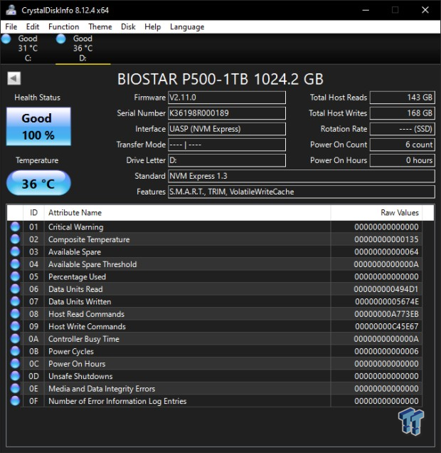 BIOSTAR P500 Portable RGB 1TB SSD Review 02