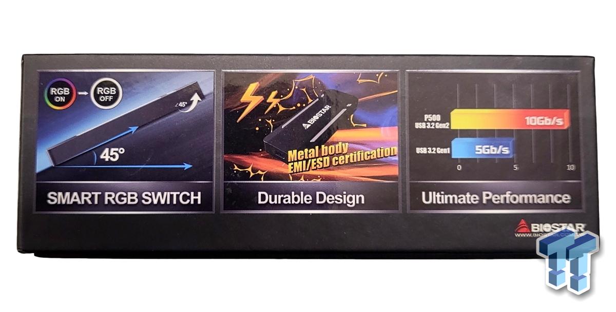 BIOSTAR P500 Portable RGB 1TB SSD Review