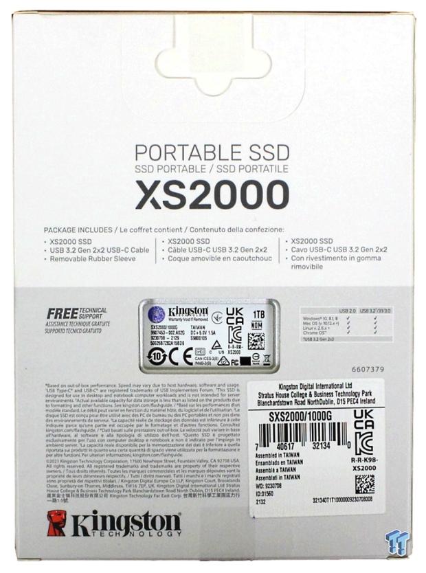 Open Gallery Kingston XS2000 1TB USB 3.2 Gen2 x2 - World's Fastest Native USB SSD 04