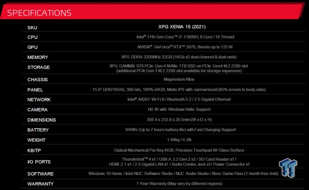 XPG Xenia 15 Gaming Notebook Review 02