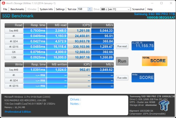 Samsung 980 PRO with Heatsink 1TB SSD Review 12