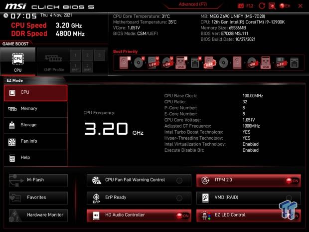 Open Gallery MSI MEG Z690 Unify Motherboard Review 20