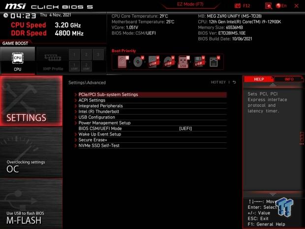 Open Gallery MSI MEG Z690 Unify Motherboard Review 21