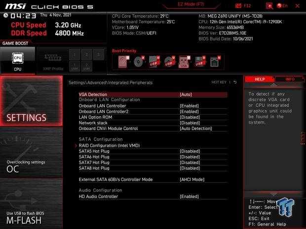 Open Gallery MSI MEG Z690 Unify Motherboard Review 22