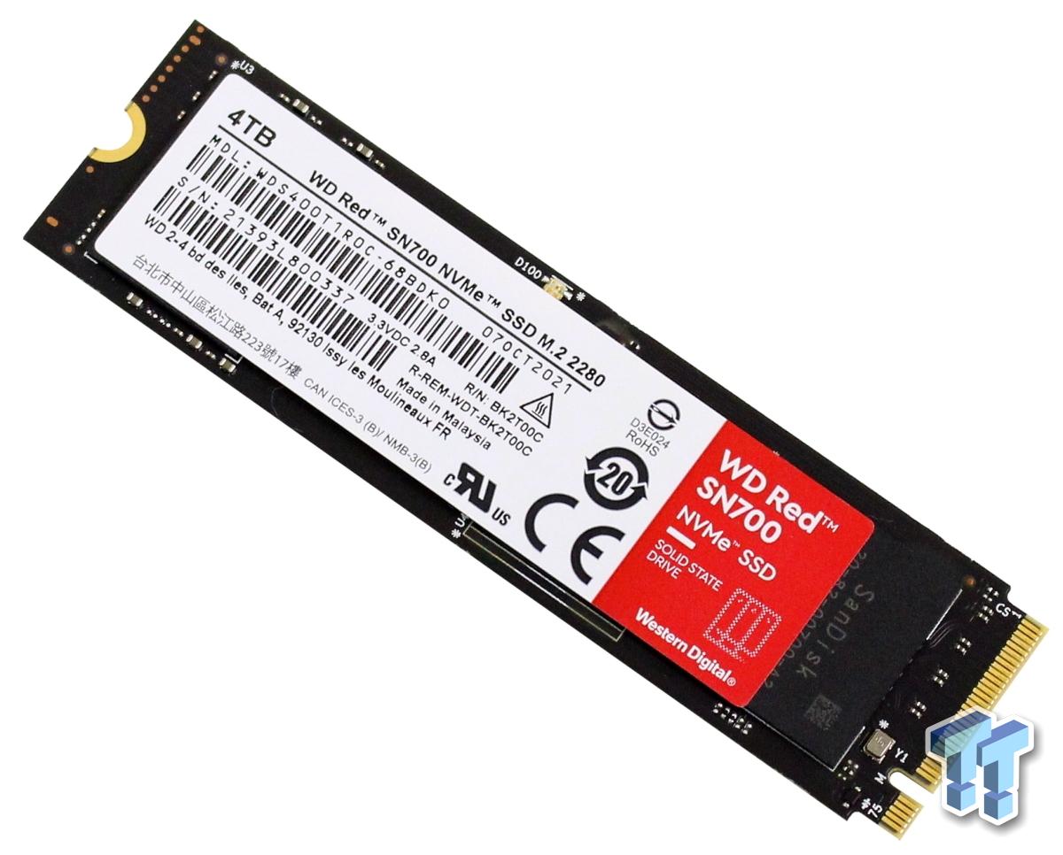Hop ind fælde vandrerhjemmet Western Digital 4TB WD Red SN700 SSD Review