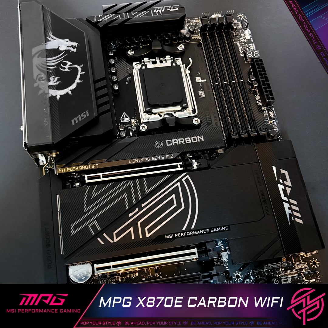 MSI teases MPG X870E Carbon Wi-Fi motherboard: Zen 5 ready, USB4