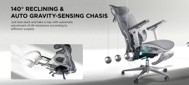 The Hbada E3 ergonomic gaming chair is synonymous with a healthy life for work, rest and leisure 5