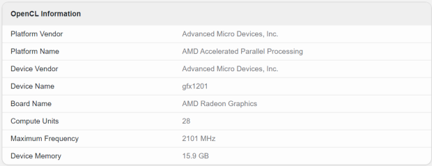 AMD Radeon RX 8000 series 'RDNA 4' GPU spotted: 56 CUs and 16GB of memory 40