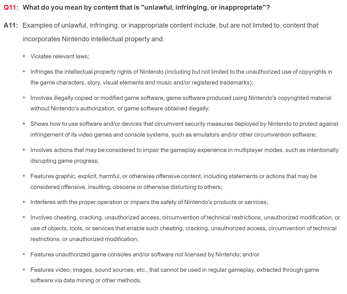 Nintendo's new content guidelines may lead to creators being banned forever