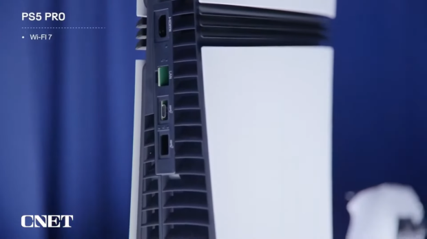 Exhaust vents of the PS5 Pro.