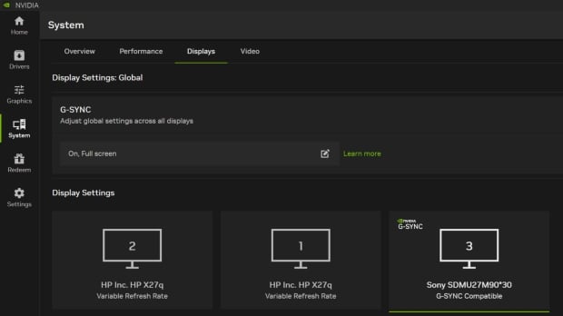 NVIDIA app adds G-SYNC controls and more RTX HDR, will exit beta before the end of year 2