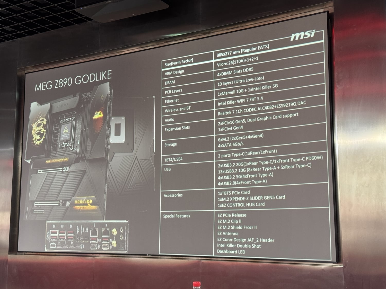 MSI teases absolute monster Z890 GODLIKE motherboard ready for
